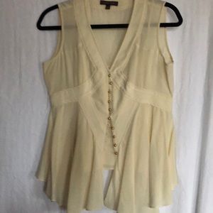 Marchesa Voyage shell top. Sz 4